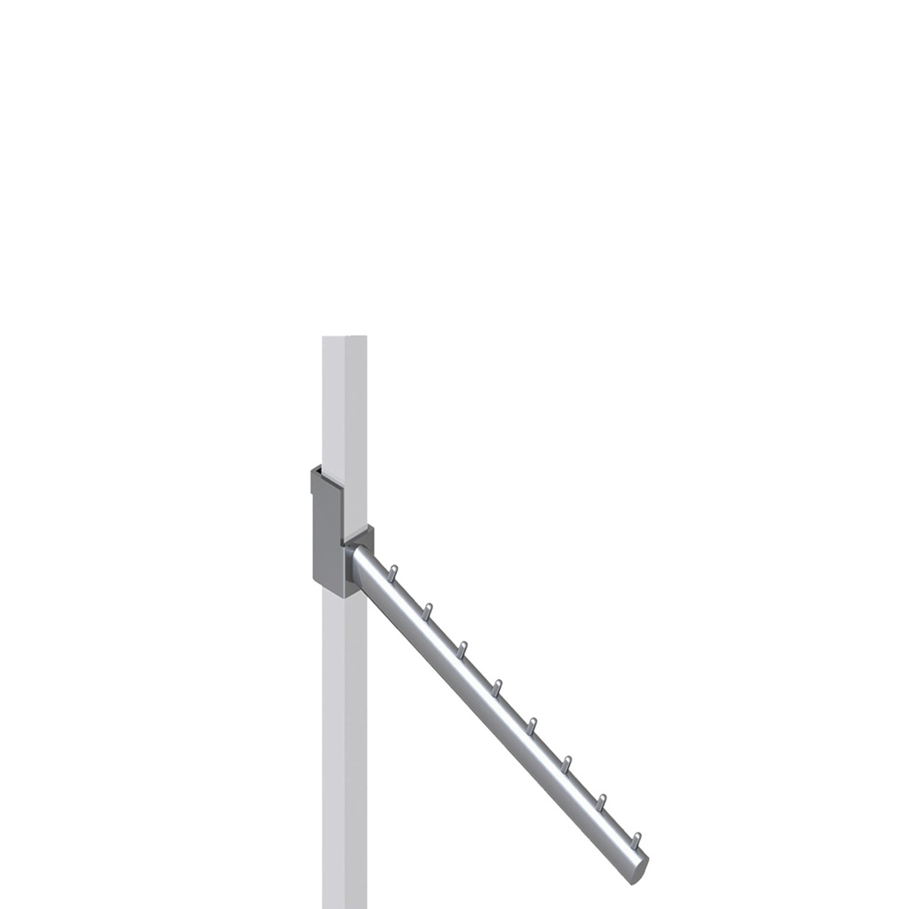 Slant arm 8 pins,steel+varnish, length 34 cm | Bink With Us